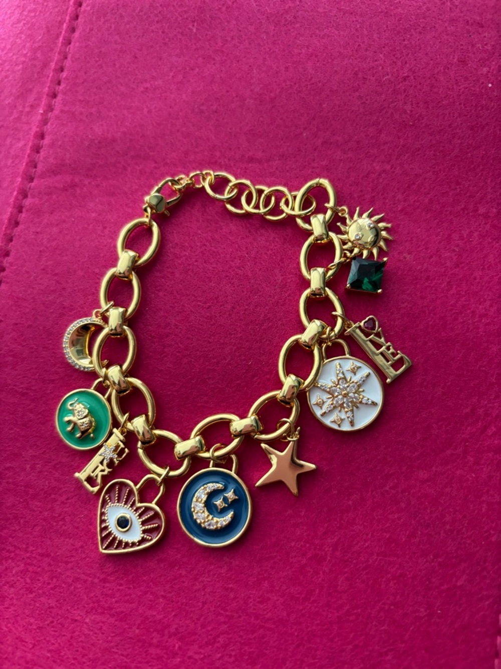 kate spade Gold-Tone Enamel Charm Bracelet - Picture 2 of 5
